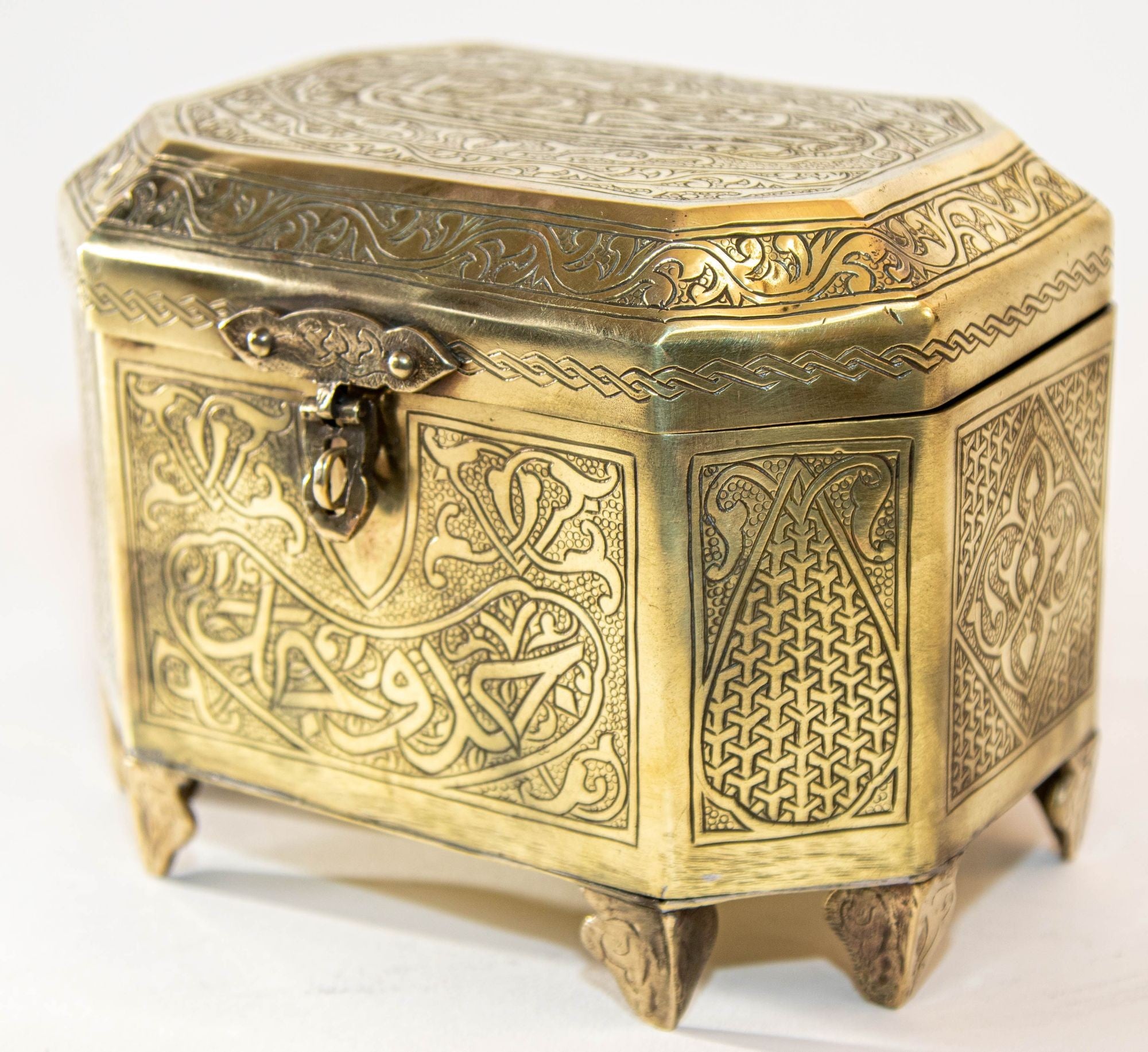 Antique Handmade Brass Boxes