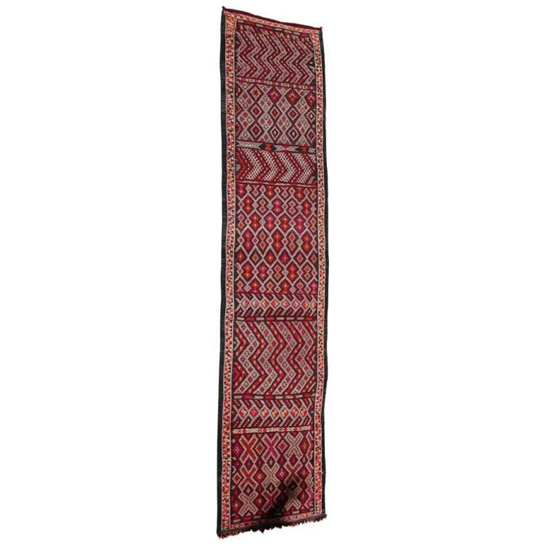 Moroccan African Tuareg Vintage Runner Rug