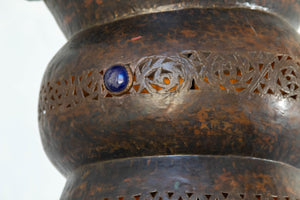 Moroccan Bronze Moorish Chandelier