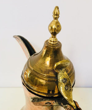 Middle Eastern Arabic Copper Coffee Pot Dallah