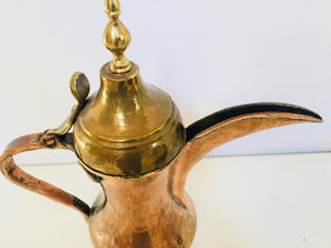 Middle Eastern Arabic Copper Coffee Pot Dallah