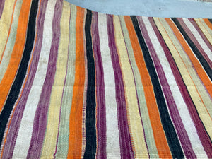 1960s Moroccan Tribal Rug Handwoven North African Ethnic Textile Floor Covering