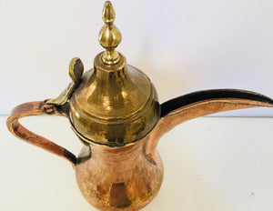 Middle Eastern Arabic Copper Coffee Pot Dallah