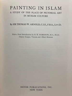 Painting in Islam by Sir Thomas W. Arnold, Book 1965