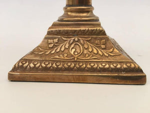 Pair of Georgian Brass Candlesticks