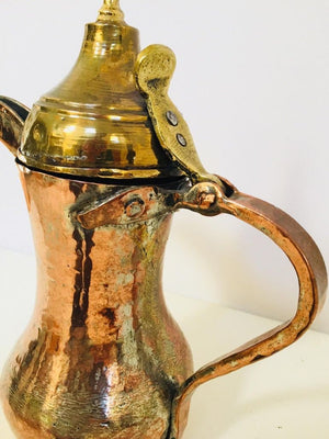 Middle Eastern Arabic Copper Coffee Pot Dallah