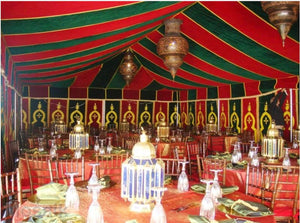 Moroccan Traditional Caidale Tent 20 ft x 40ft