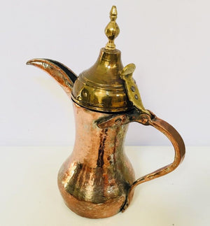 Middle Eastern Arabic Copper Coffee Pot Dallah