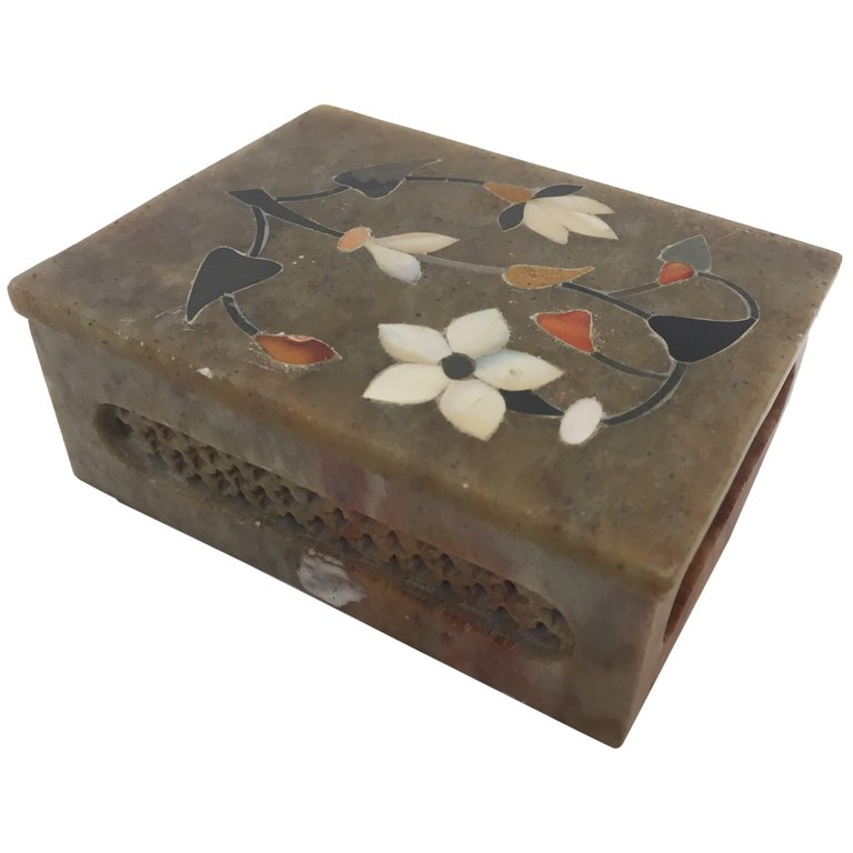 Small Marble Box With Lid