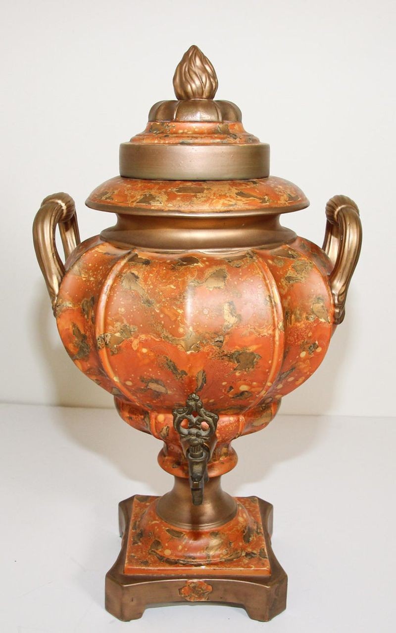 Antique Brass & Copper Samovar/Tea Urn