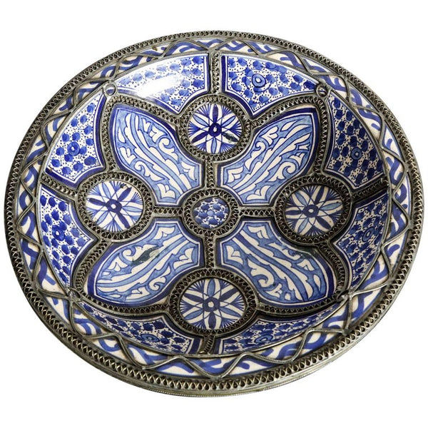 Large shops Moroccan Bowl (Fez)